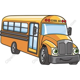 Cheerful School Bus