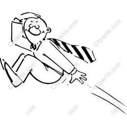 Energetic Cartoon Character