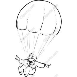 Joyful Parachutist