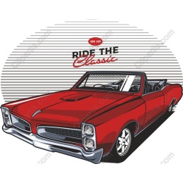 Ride the Classic - Vintage Red Convertible