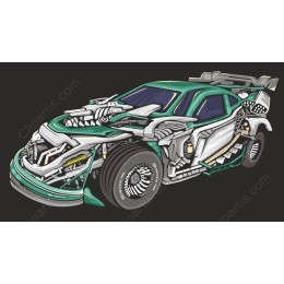 Mechanical Car - Detailed