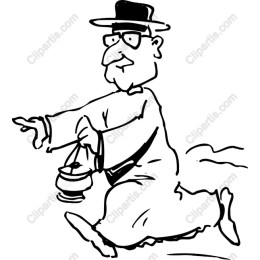 Quirky Lantern-Bearing Gentleman