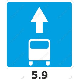 Bus Direction Icon with Arrow
