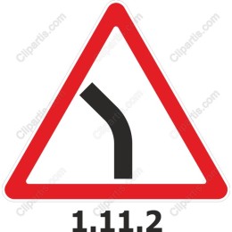 Right-Hand Curve Road Sign (1.11.2)