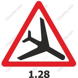 Aircraft Caution Sign
