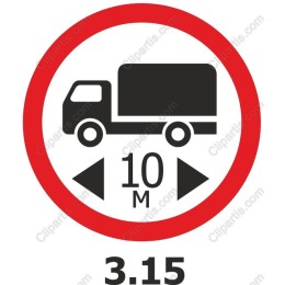 Truck Height Restriction Sign