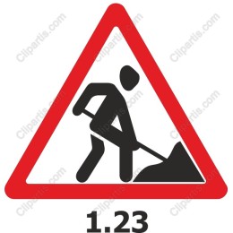Men at Work Construction Sign