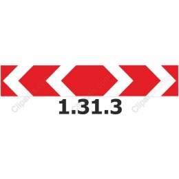 Red Chevron Pattern - Code 1.31.3