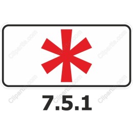 Red Asterisk with 7.5.1