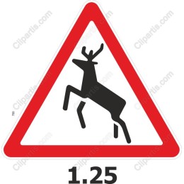 Deer Warning Sign