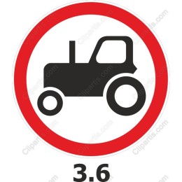 Tractor Sign - Caution Safety Sign