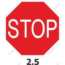 Vibrant STOP Sign (/ )