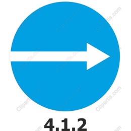 Modern Blue Arrow Icon