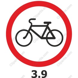 No Cycling Sign