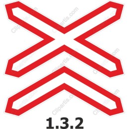 Abstract Red Geometric Shape