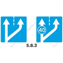 Dual Directional Traffic Sign
