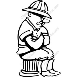 Pensive Character