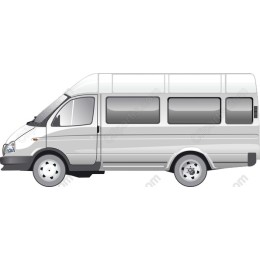 Modern Passenger Van