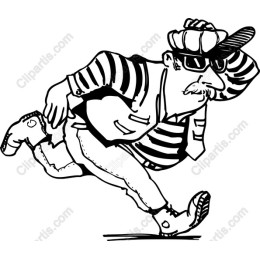 Quirky Running Character