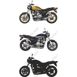 Dynamic Motorcycle Trio