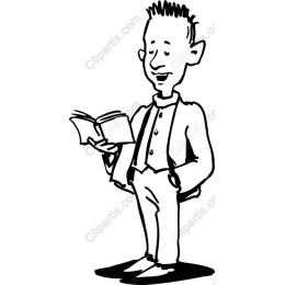 Charming Reading Character