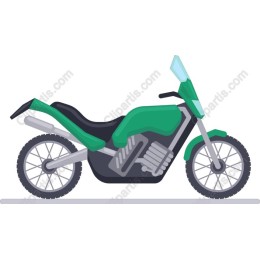 Green Motorcycle