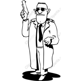 Detective in Trench Coat