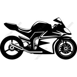Sleek Sports Motorcycle