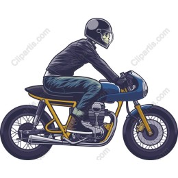 Dynamic Motorcycle Rider