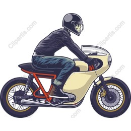 Vintage Motorcycle Racer