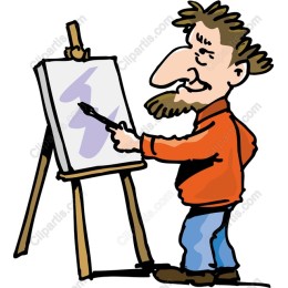 Cartoon Artist at Work