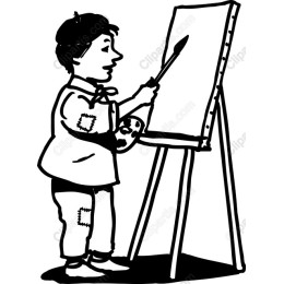 Young Artist Painting