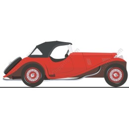Classic Red Sports Car