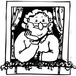 Charming Window Woman