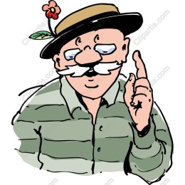 Whimsical Elderly Man