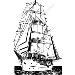 Nautical Elegance: Majestic Sailing Ship