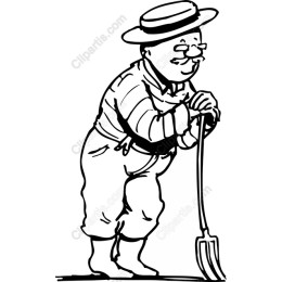 Charming Vintage Farmer