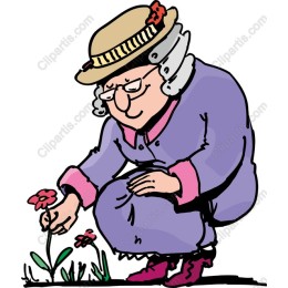 Charming Senior Gardener