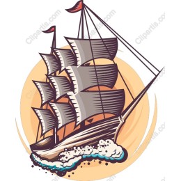 Majestic Sailing Ship