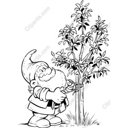 Cheerful Garden Gnome