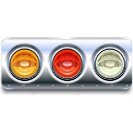 Three-Light Traffic Signal