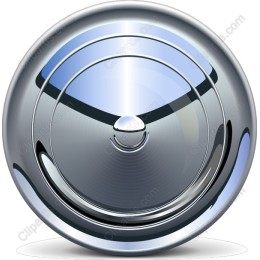 Glossy Metallic Button