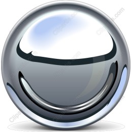 Shiny Silver Sphere