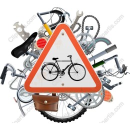Bicycle Warning Sign