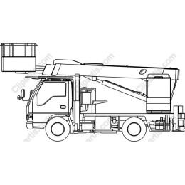 Cherry Picker Truck