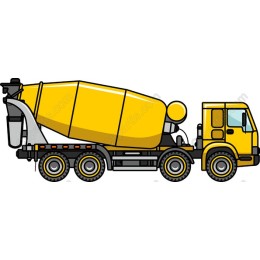 Yellow Cement Mixer