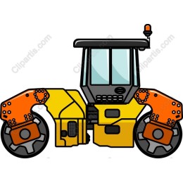 Modern Road Roller