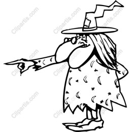 Whimsical Cartoon Witch