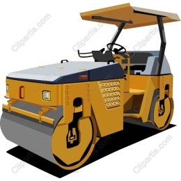 Heavy-Duty Road Roller