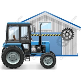 Blue Tractor